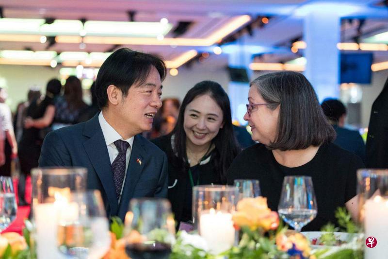 赖清德纽约侨宴演讲 称台无畏极权主义威胁
