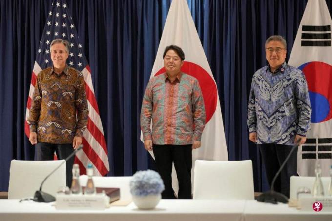 韩美日外长视频会议 讨论戴维营峰会议题