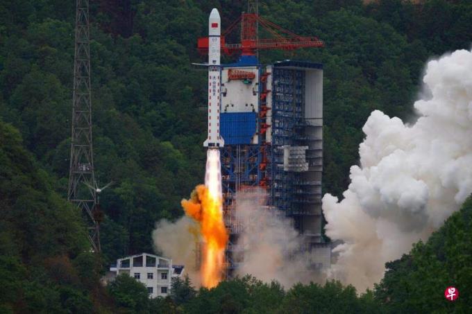 中国大陆发射卫星路经台防空识别区 台军方称对台无危害
