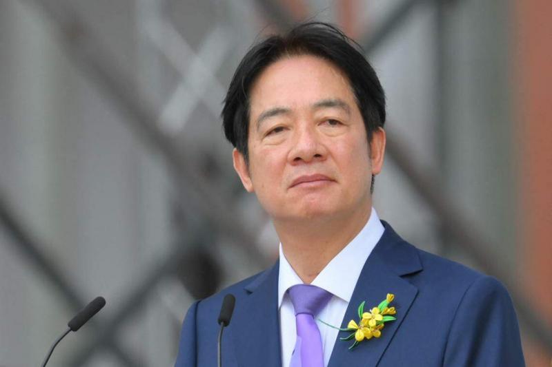 赖清德5月20日宣誓就任台湾时,重申了两岸互不隶属的立场,引发北京强烈不满。(法新社)