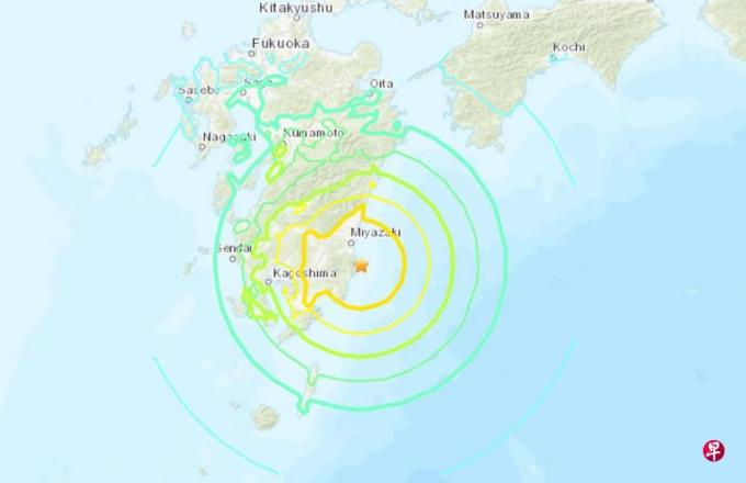 日本南部发生7.1级地震 当局发布海啸警报