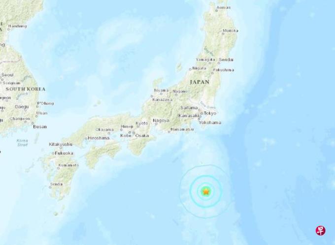 日本鸟岛海域上午5.9级地震 海啸警报已解除