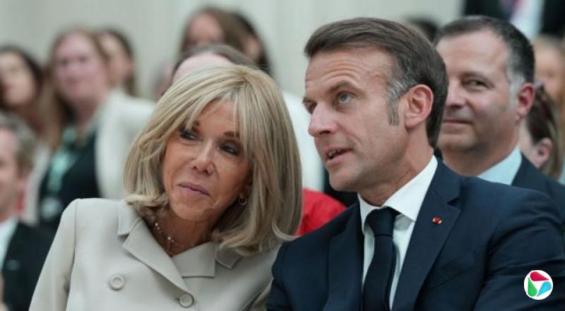 ������ͳ��������Emmanuel Macron���������ӱ̼�����������Brigitte Macron��