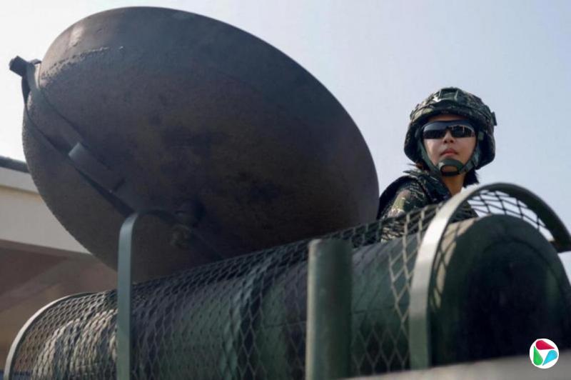 国台办:买再多武器都是螳臂当车 只会让台独加速灭亡