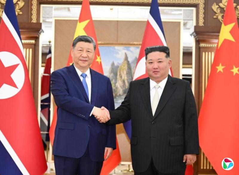 韩媒:习近平首度向金正恩提加强军队交流 中朝或开展军事合作